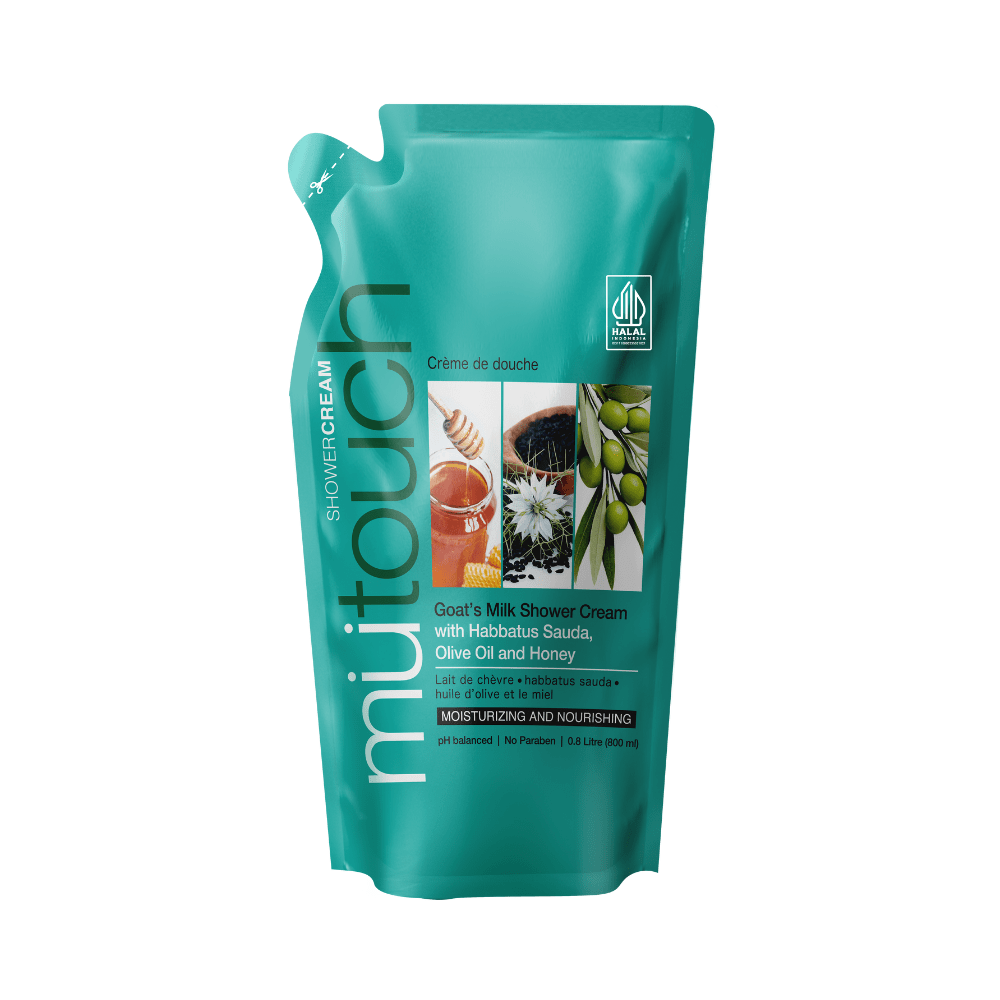 Goat’s Milk with Habbatussauda, Olive Oil, and Honey Shower Cream 800ml