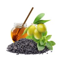 Habbatussauda, Olive Oil, and Honey